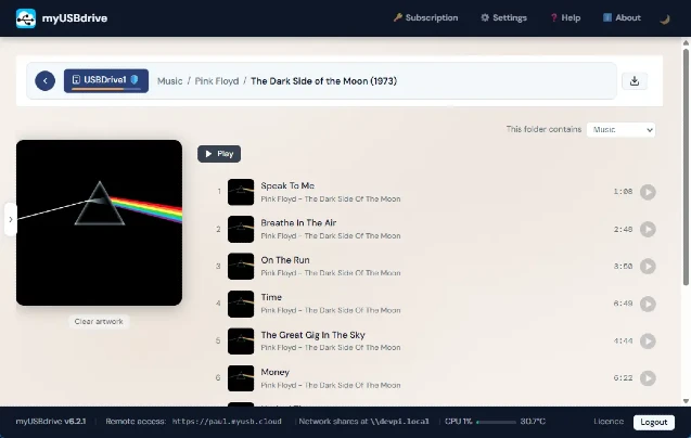 Music player